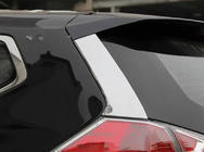 Nissan X-trail T32/Rogue 2014–2021 Chrome afdekstukken voor achterruitstijlen Libao (2 stuks, kunststof) foto 2