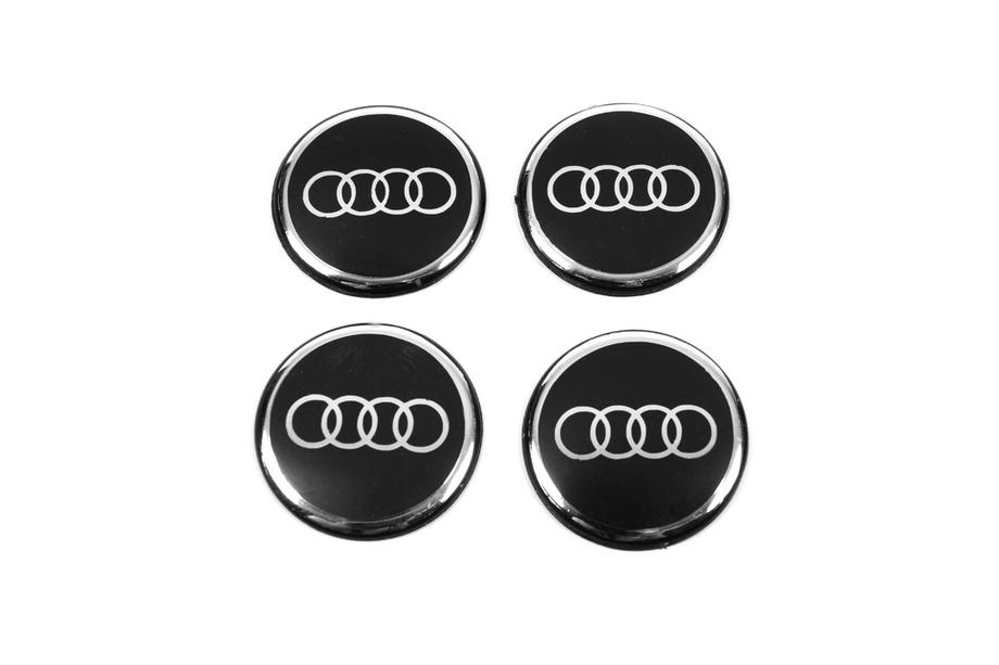 Audi Center cap stickers 54 mm (set van 4) Image