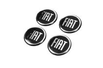 Fiat Center cap stickers 54 mm (set van 4) foto 2