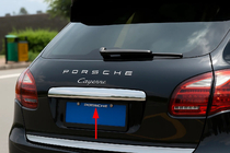 Porsche Cayenne 2010–2017 Libao sierlijst boven kenteken (RVS) foto 1