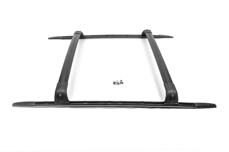Land Rover Discovery IV 2009–2017 Dakrails met dwarsbalken Libao-design (zwart) Image