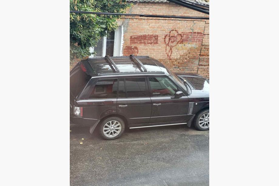 Range Rover III L322 2002–2012 OEM dakrails met dwarsdragers 2006-2012 (zwart) Image