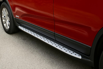 Subaru Outback 2009–2014 OEM V2 zijsteps (set van 2, aluminium) foto 1