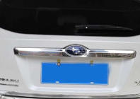 Subaru XV 2011–2017 Libao sierlijst boven kenteken (RVS) foto 1
