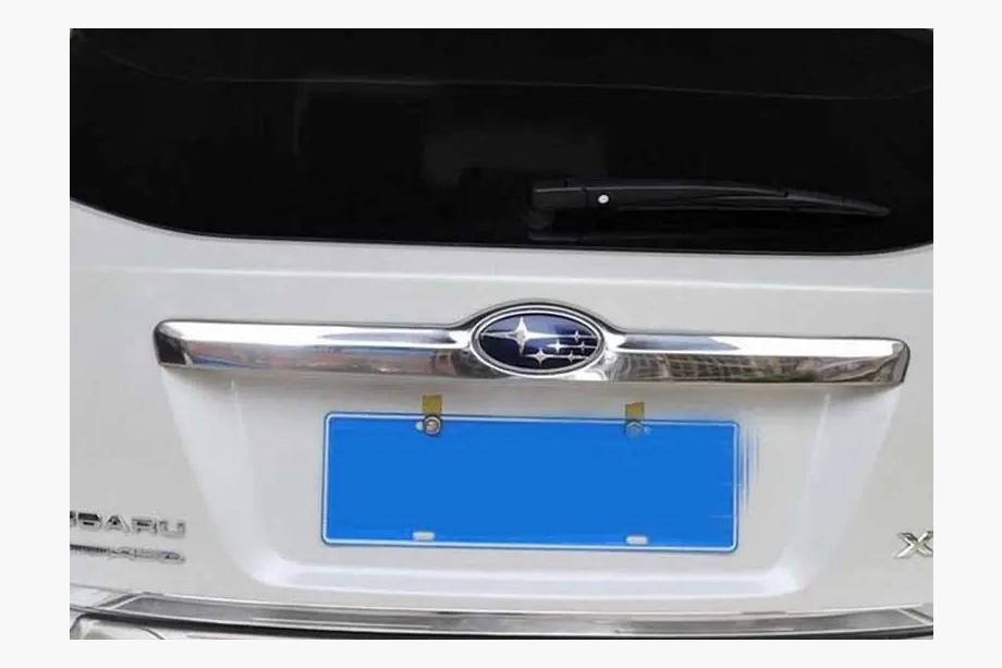 Subaru XV 2011–2017 Libao sierlijst boven kenteken (RVS) Image