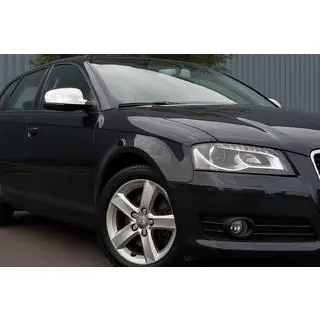Spiegelkappen 2010-2012 (set 2 stuks, RVS) Audi A3 2003–2012 foto 1