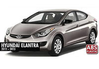 Hyundai Elantra (MD/UD) 2011–2015 Spiegelkappen met uitsparing voor richtingaanwijzer BMW-style (2 stuks) foto 7