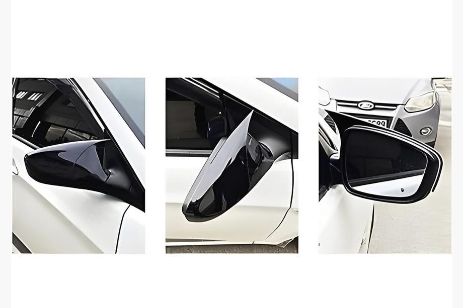 Hyundai I-30 2012–2017 Spiegelkappen met uitsparing voor richtingaanwijzer BMW-style (2 stuks) Foto 2
