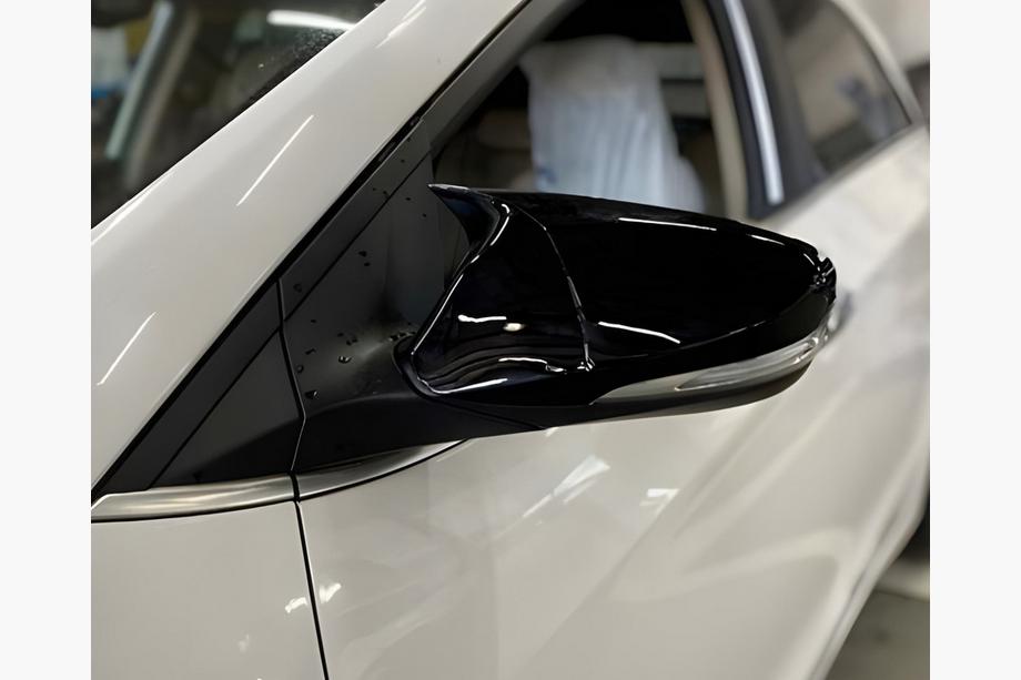 Hyundai I-30 2012–2017 Spiegelkappen met uitsparing voor richtingaanwijzer BMW-style (2 stuks) Foto 3
