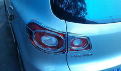 Volkswagen Tiguan 2007–2016 Achterlichtcovers Libao 2007-2011 (2 st., kunststof) foto 2