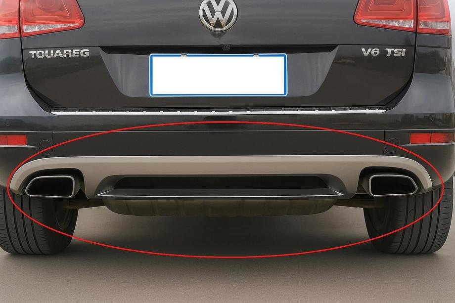 Volkswagen Touareg 2010–2018 Achterdiffuser V2 Image