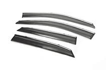 BYD S6 2010–2016 Raamwindschermen met chroom (set 4 st., Libao) foto 2
