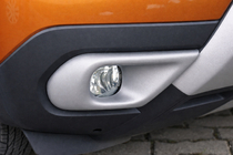 Renault Duster 2018–2024 Mistlampkappen (ABS, grijs) foto 1