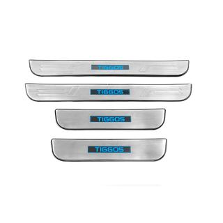 Libao LED dorpellijsten (4 stuks, RVS) foto 2