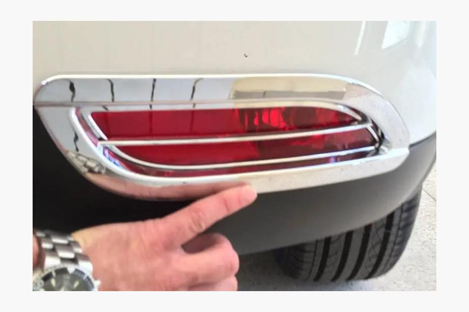 GreatWall Haval M4 2012–2021 Chroom achterlicht afdekkappen Libao 2012+ (2 st., kunststof) Image