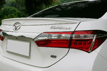 Toyota Corolla 2013–2019 Libao spoiler (ABS-kunststof) foto 1