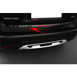 RVS kofferbakrand met opschrift (Libao) Nissan Qashqai 2014–2021 foto 1