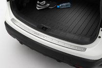 Nissan Qashqai 2014–2021 Achterbumper beschermlijst Libao (2014-2017, roestvrij staal) foto 1