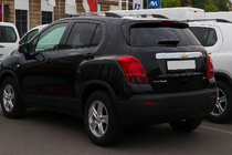 Chevrolet Trax 2012–2023 Chroomstrip boven kenteken Libao (ABS) foto 1