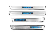Suzuki Swift 2010–2017 Libao LED dorpellijsten (4 stuks, RVS) foto 1