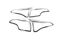 Toyota Rav 4 2013–2018 Achterlichtcovers Libao 2016-2019 (2 st, kunststof) foto 3