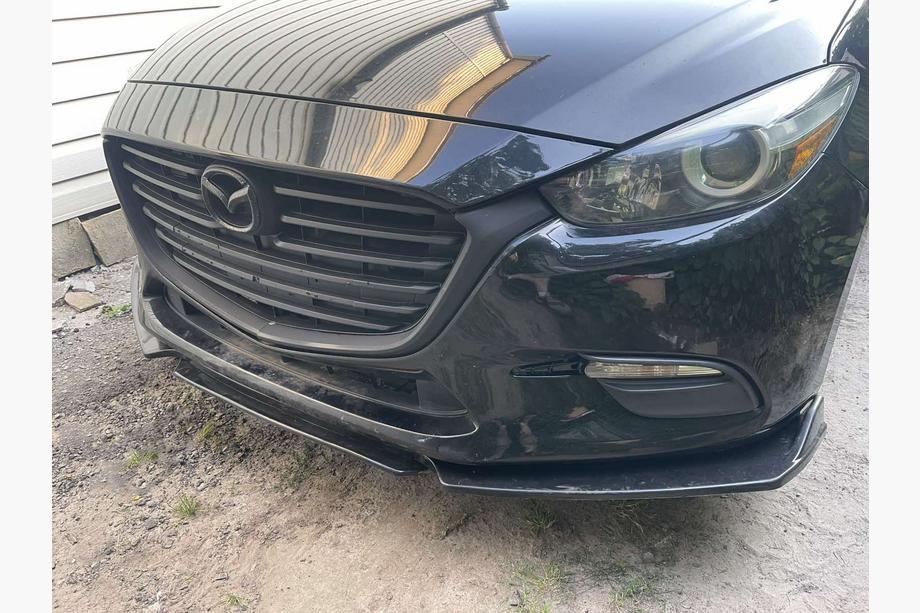 Universele voorbumper lip spoiler Niken Black (ABS) Foto 12
