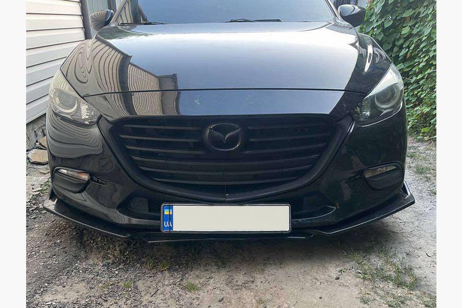 Universele voorbumper lip spoiler Niken Black (ABS) Foto 13