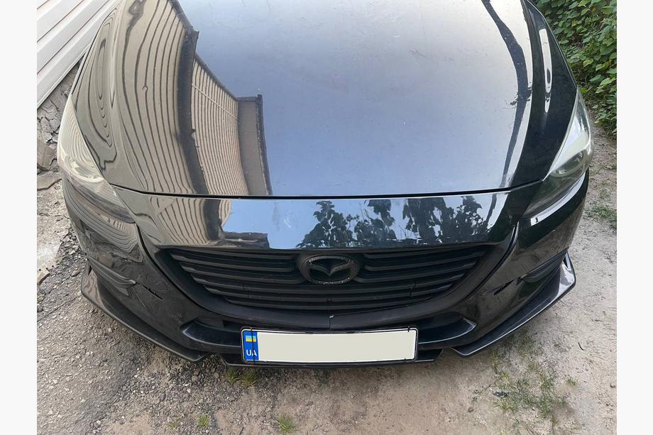 Universele voorbumper lip spoiler Niken Black (ABS) Foto 14