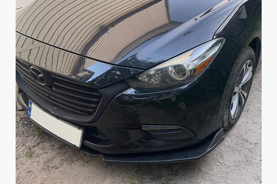 Universele voorbumper lip spoiler Niken Black (ABS) Foto 15