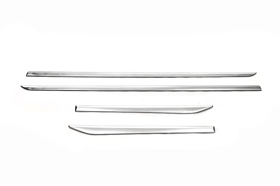 Nissan Qashqai 2014–2021 Deurstrip Libao V1 (set 4 stuks, RVS) Image