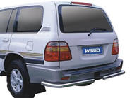 Toyota Land Cruiser 100 1998–2007 Winbo achterhoekbeschermers (2 st., RVS) foto 4