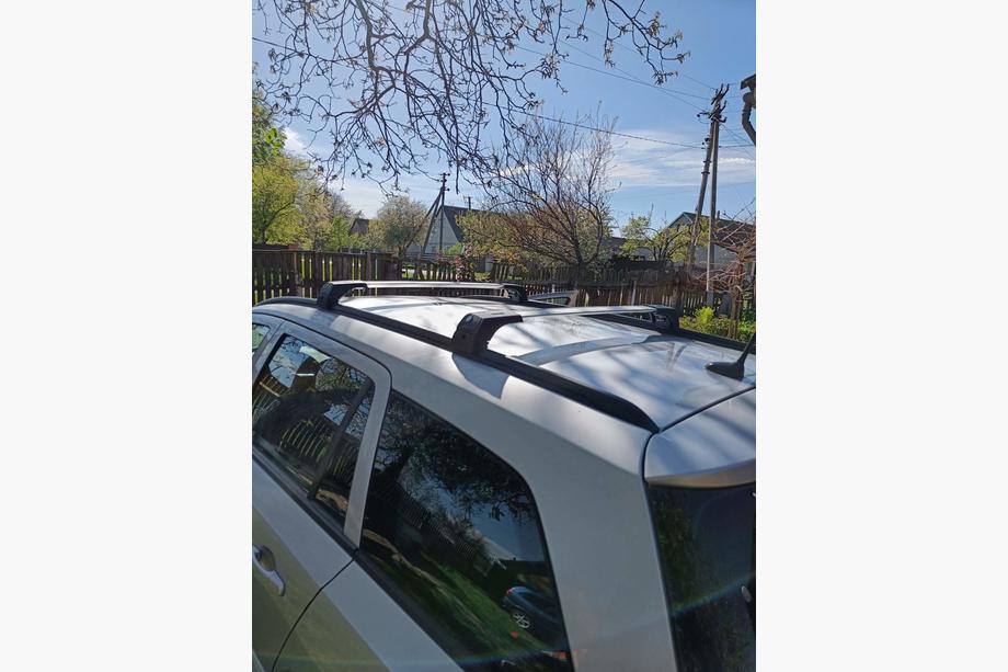 Opel Astra H 2004–2013 Dwarsdragers voor geïntegreerde dakrails, afsluitbaar Skybar V2 (2 stuks) Grijs Foto 2