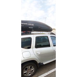Afsluitbare dwarsdragers voor dakrails Skybar V1 (2014-2018, 2 stuks) Dacia Duster 2008–2018 foto 4