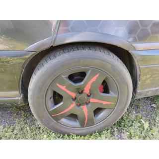 Wielkastverbreders (set van 4, zwart, ABS-kunststof) Opel Omega B 1994–2003 foto 1