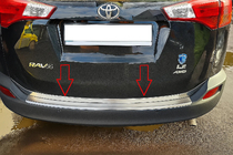 Toyota Rav 4 2013–2018 Kofferklep randlijst Libao V1 (2013-2016, RVS) foto 1
