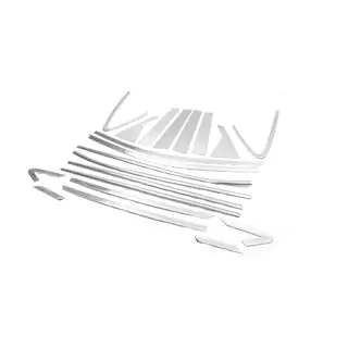 Complete raam- en stijlen sierlijstenset LIBAO (20-delig, RVS) Hyundai IX-35 2010–2015 foto 3