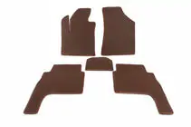 Hyundai Santa Fe 2 2006–2012 EVA automatten (baksteenpatroon) foto 1