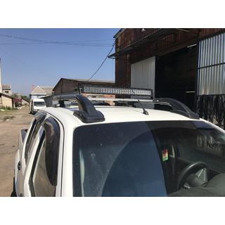 Dakrails met dwarsstangen (set 2 stuks, zwart) Toyota Hilux 2006–2015 foto 3