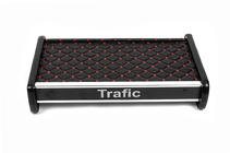 Renault Trafic 2001–2015 Dashboardplank (2001-2010, zwart met rode stiksels) foto 2
