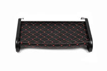 Renault Trafic 2001–2015 Dashboardplank (2010-2014, zwart met rood stiksel) foto 4