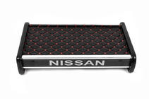 Nissan Primastar 2002–2014 Dashboardplank (2001-2010, zwart met rode stiksels) foto 2