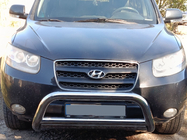 Hyundai Santa Fe 2 2006–2012 Winbo bullbar (RVS) foto 3