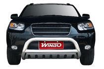 Hyundai Santa Fe 2 2006–2012 Winbo bullbar (RVS) foto 1