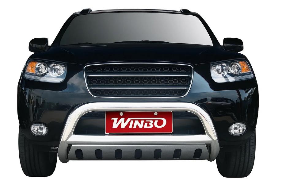 Hyundai Santa Fe 2 2006–2012 Winbo bullbar (RVS) Image