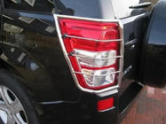 Suzuki Grand Vitara 2005–2017 Achterlichtbescherming (RVS) foto 4