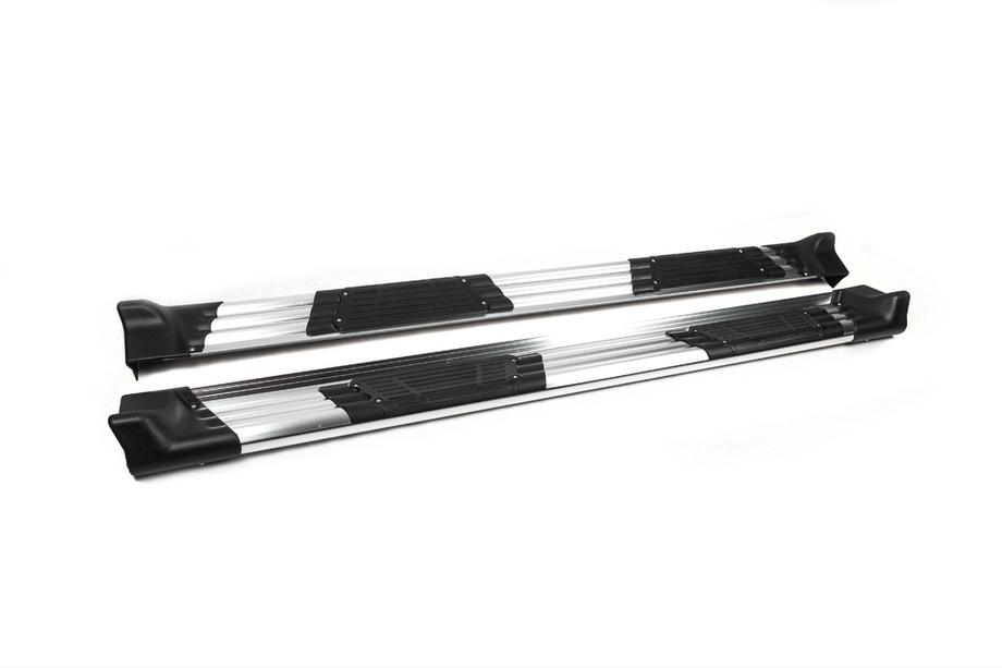 Honda CRV 2001–2006 OEM side steps (2 stuks, aluminium) Foto 1