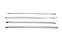 Volkswagen Tiguan 2016–2023 Carmos deurlijsten voor AllSpace (set 4 stuks, RVS) foto 2