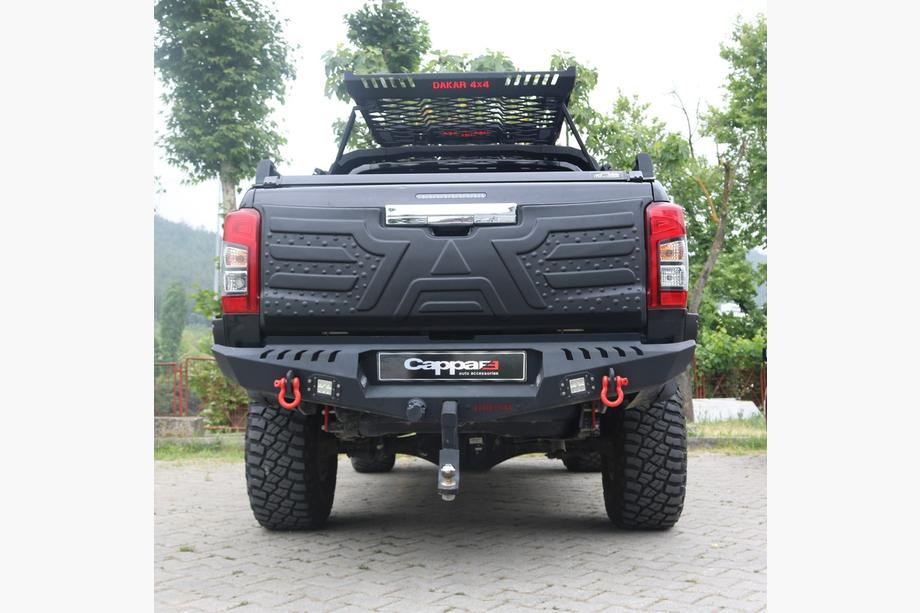 Mitsubishi L200 2015–2024 Kunststof sierlijst voor kofferklep Foto 4