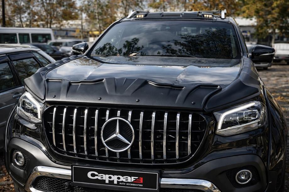 Mercedes X-klasse 2017–2020 Motorkap afdekset DRAGON (3-delig) Image