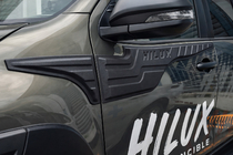 Toyota Hilux 2015– Bovenste deurstrip (set van 4, ABS) foto 2